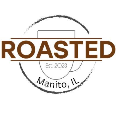 Logo for Roasted Coffee in Manito, Illinois